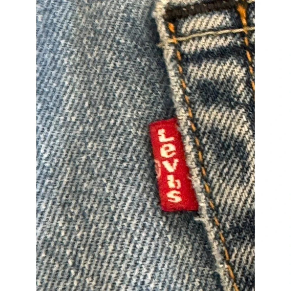 Levi's 513 Slim Straight Jeans Men's 32x34 Medium Wash Denim Blue Pants